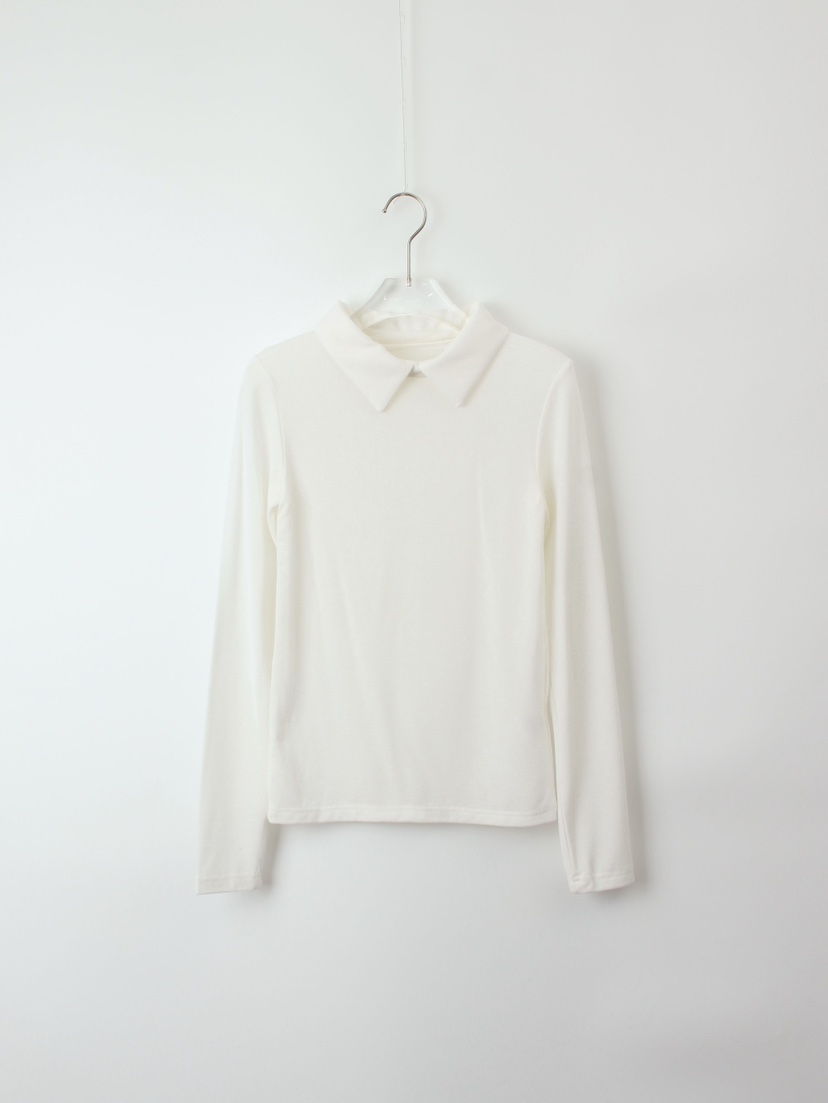 CCW韓國直郵㊣女裝新品時尚真品職業推薦休閑熱賣25秋冬長袖T恤CCW--NYUNYU長袖T恤圖色1