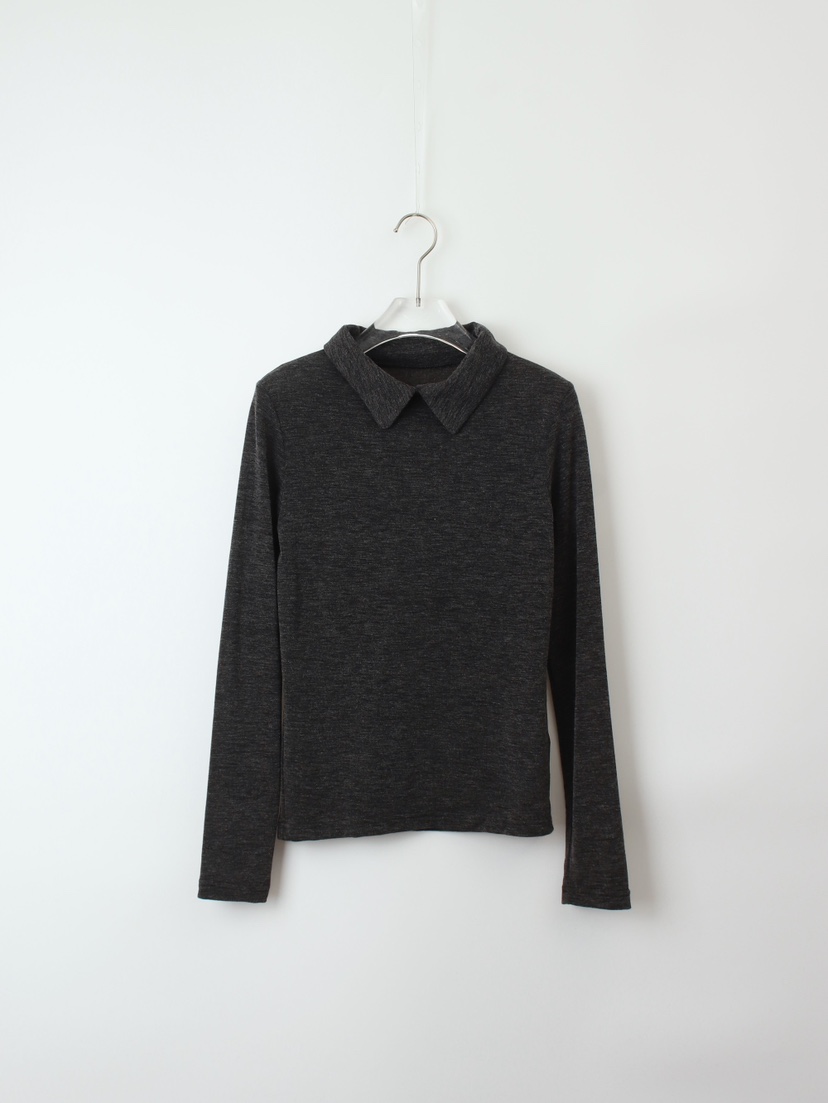 CCW韓國直郵㊣女裝新品時尚真品職業推薦休閑熱賣25秋冬長袖T恤CCW--NYUNYU長袖T恤圖色2墨