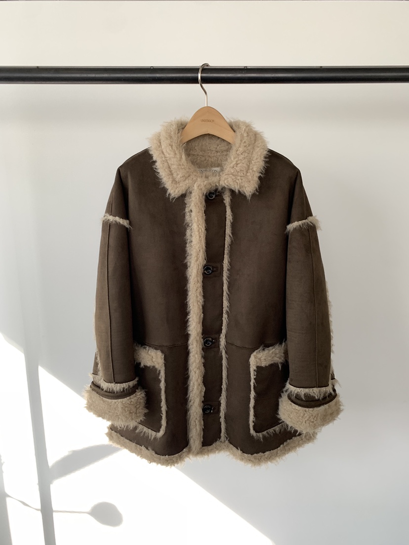 UNDERSON東大門㊣直郵女裝新款職業人氣25秋冬熱賣推薦夾克UNDERSON夾克圖色2