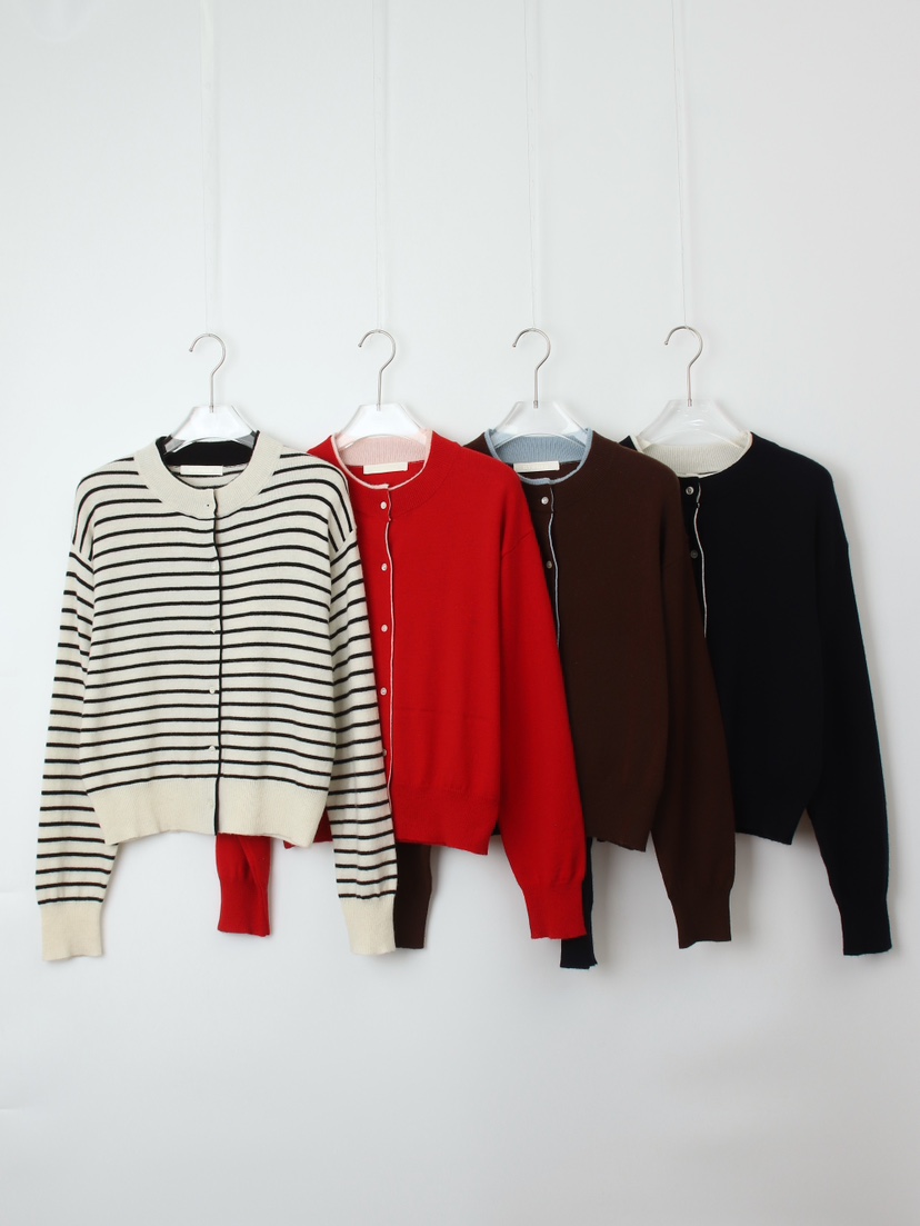 CCW韓國代購㊣女士新品推薦職業人氣真品休閑25秋冬時尚針織衫CCW--NYUNYU針織衫