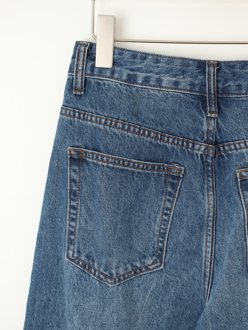 CCW韓國代購㊣女裝新款時尚人氣熱賣25秋冬休閑職業真品牛仔褲CCW--NYUNYU牛仔褲