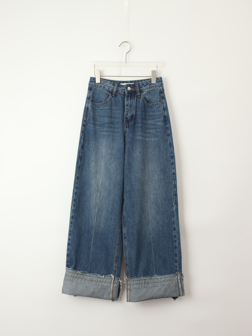 CCW韓國代購㊣女裝新款時尚人氣熱賣25秋冬休閑職業真品牛仔褲CCW--NYUNYU牛仔褲圖色1