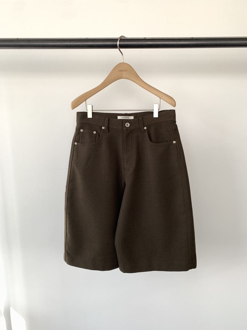 UNDERSON韓國代購㊣女裝新款熱賣職業休閑真品時尚25秋冬短褲UNDERSON短褲圖色1