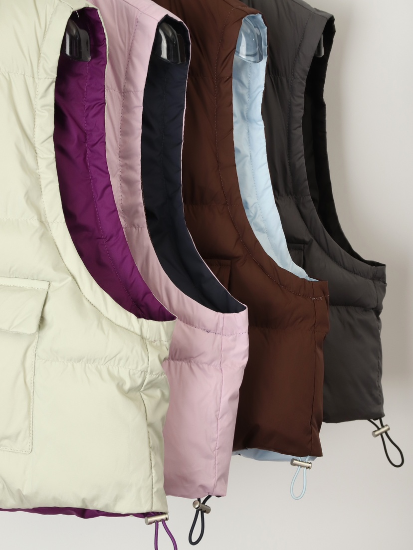 CCW東大門㊣直郵女裝新款職業休閑25秋冬時尚人氣馬甲兩面可穿CCW--NYUNYU馬甲