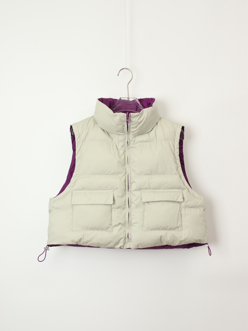 CCW東大門㊣直郵女裝新款職業休閑25秋冬時尚人氣馬甲兩面可穿CCW--NYUNYU馬甲圖色1