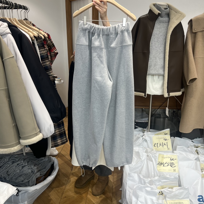 LOGARDEN東大門㊣代購女裝新品熱賣休閑職業時尚休閑褲加絨LO GARDEN休閑褲