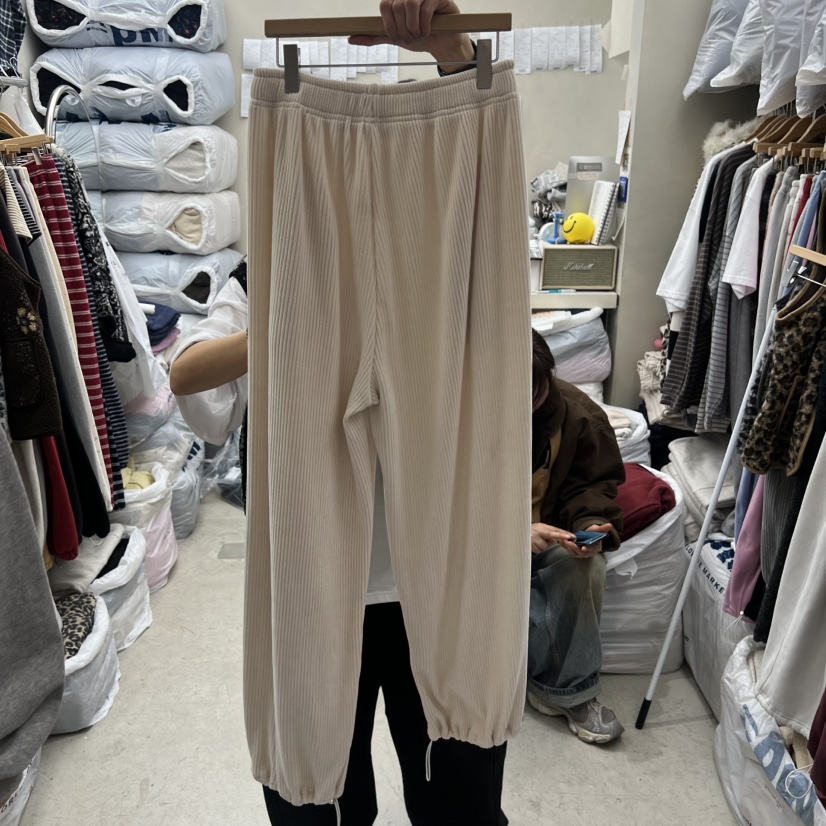 BREEZE東大門㊣直郵女士新款職業時尚熱賣休閑25秋冬休閑褲絲絨BREEZE休閑褲