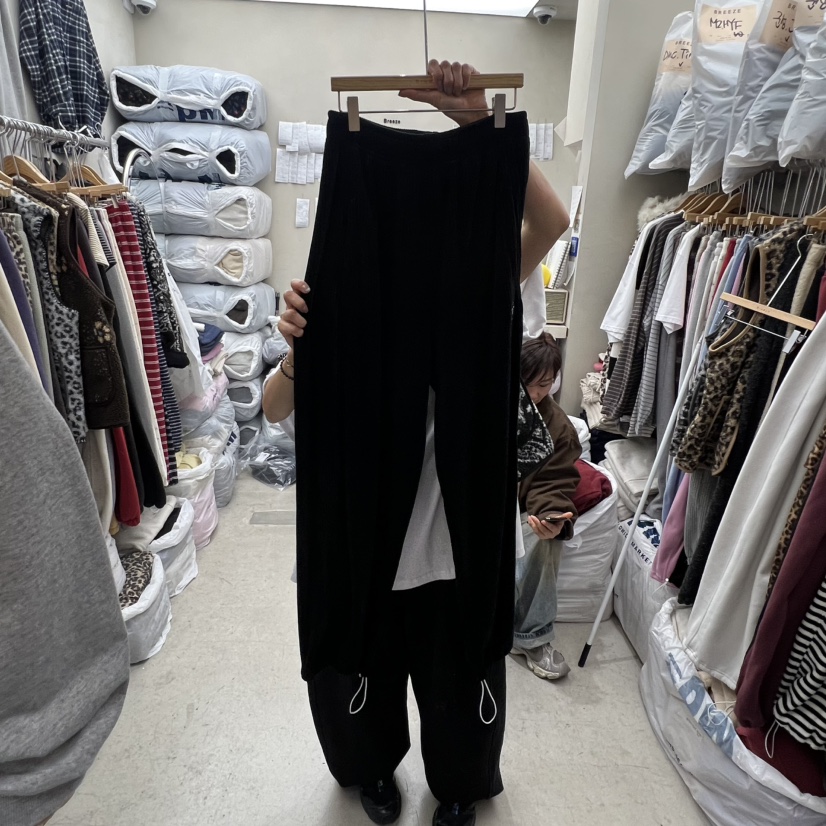 BREEZE東大門㊣直郵女士新款職業時尚熱賣休閑25秋冬休閑褲絲絨BREEZE休閑褲圖色3