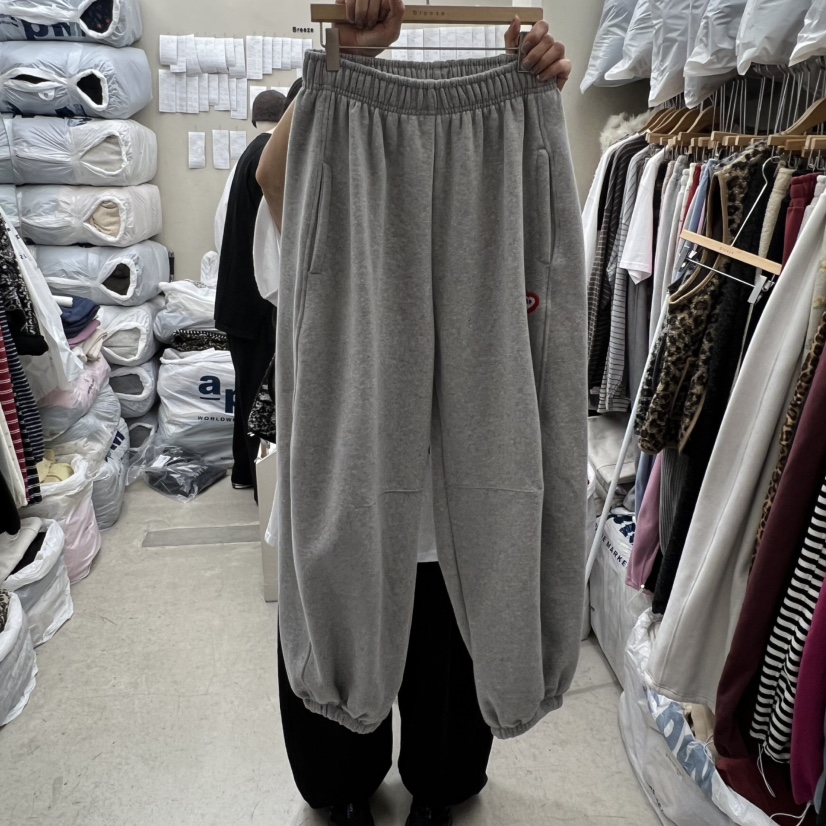 BREEZE韓國代購㊣女裝新款熱賣休閑時尚25秋冬真品休閑褲加絨BREEZE休閑褲圖色1