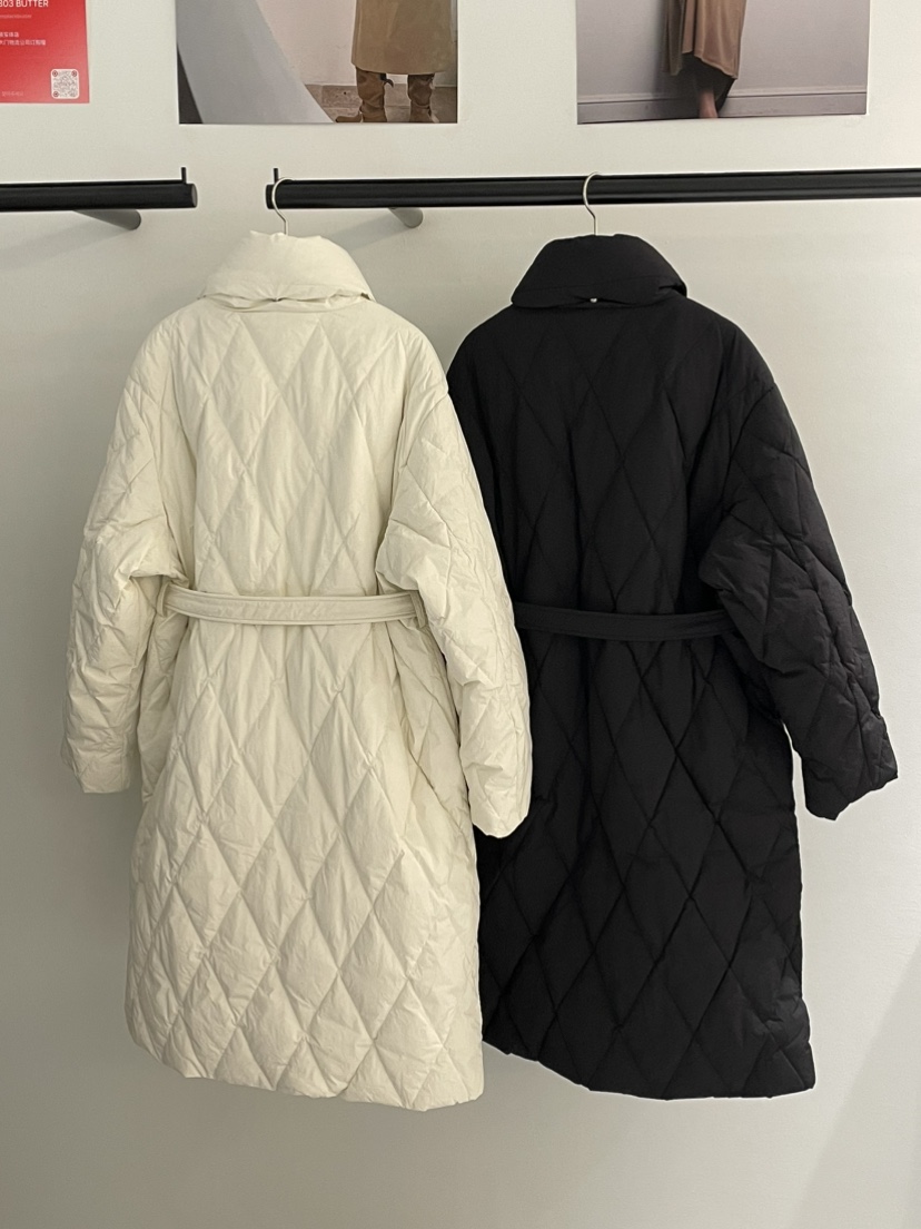 BUTTER-P東大門㊣直郵女士新品25秋冬時尚職業長款羽絨服鴨絨BUTTER-P長款羽絨服
