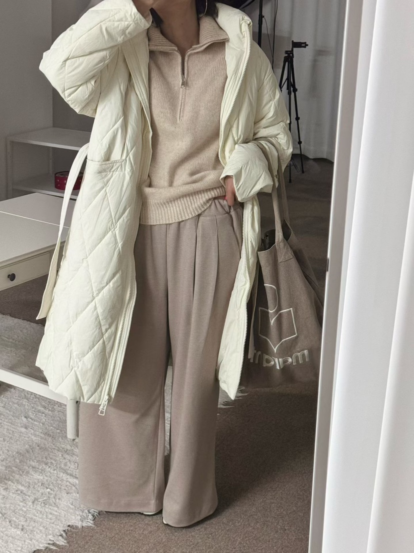 BUTTER-P東大門㊣直郵女士新品25秋冬時尚職業長款羽絨服鴨絨BUTTER-P長款羽絨服