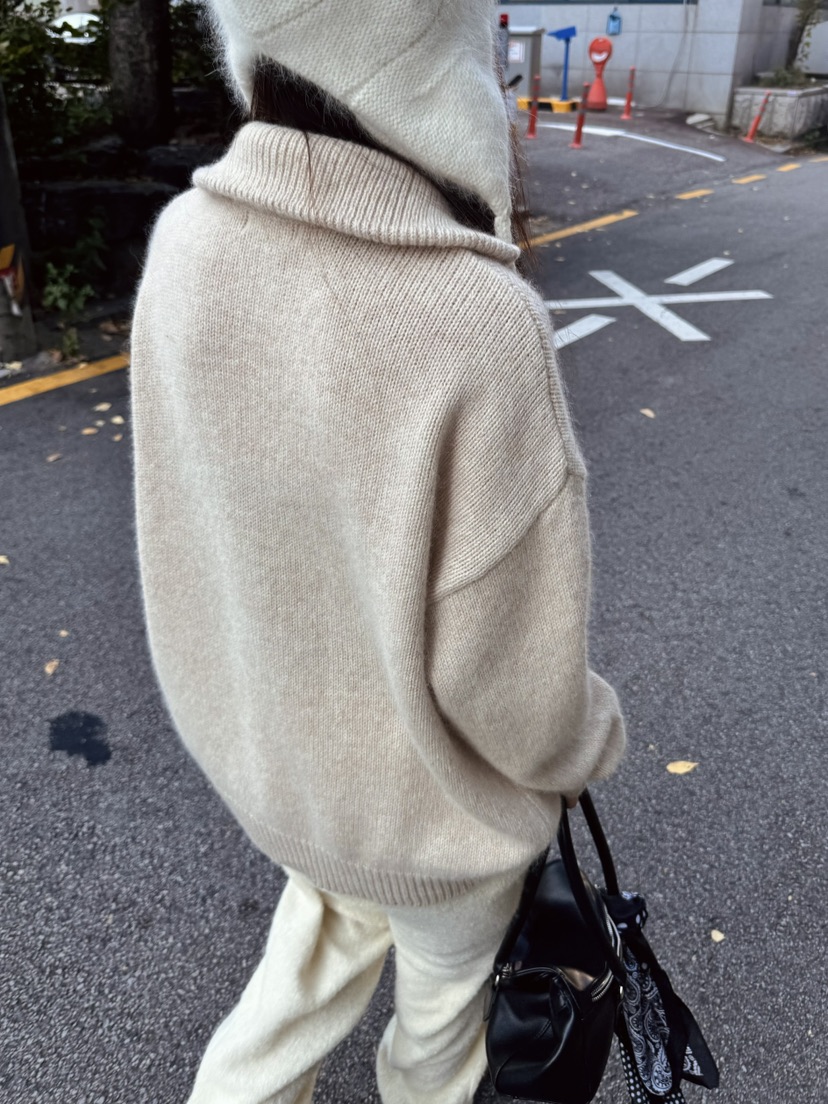 BUTTER-P東大門㊣代購女士新品25秋冬真品人氣毛衣蘇格蘭羊毛BUTTER-P毛衣