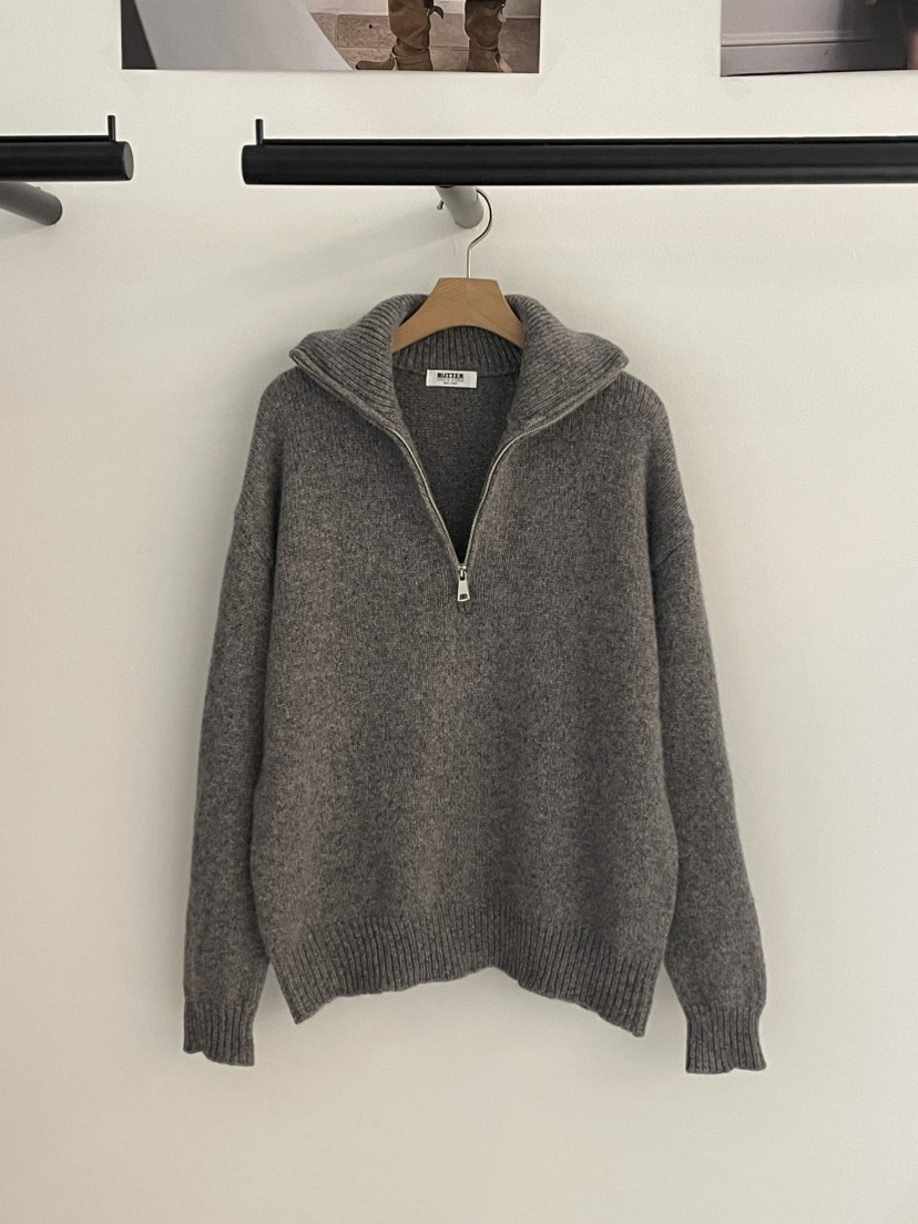BUTTER-P東大門㊣代購女士新品25秋冬真品人氣毛衣蘇格蘭羊毛BUTTER-P毛衣圖色3