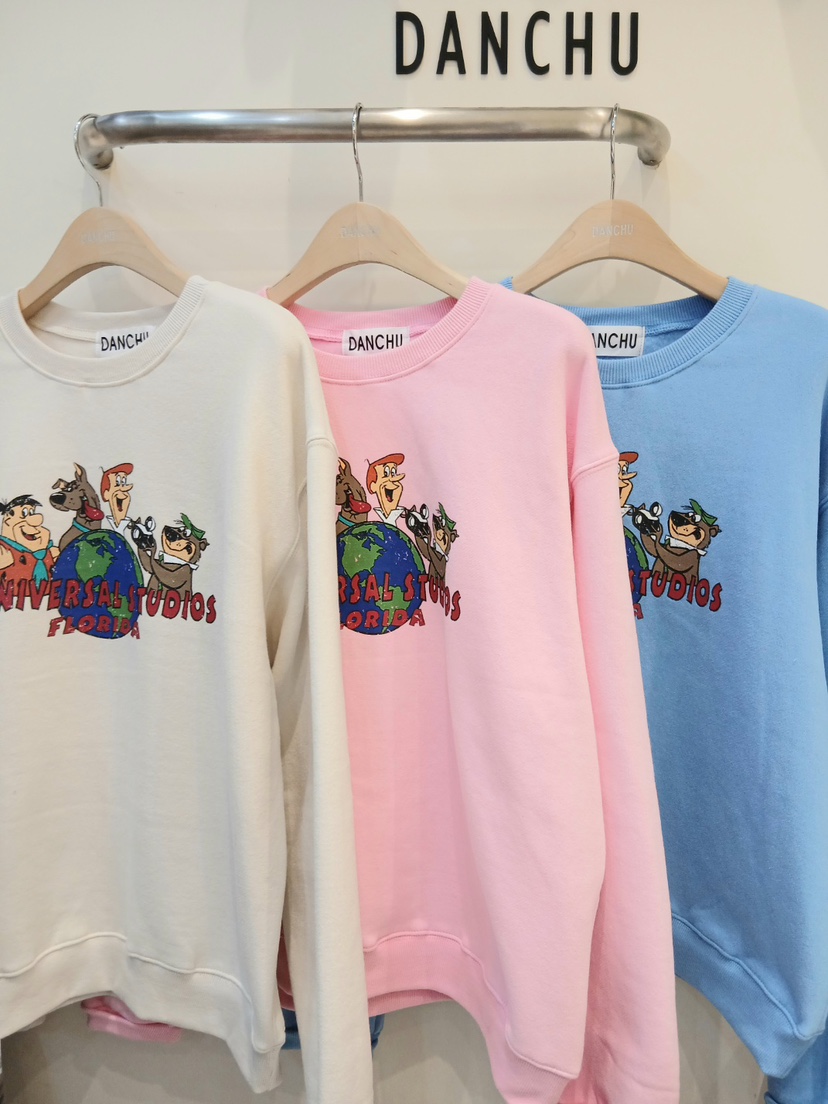 DANCHU韓國代購㊣女裝新款熱賣真品休閑25秋冬時尚衛衣加絨DANCHU衛衣