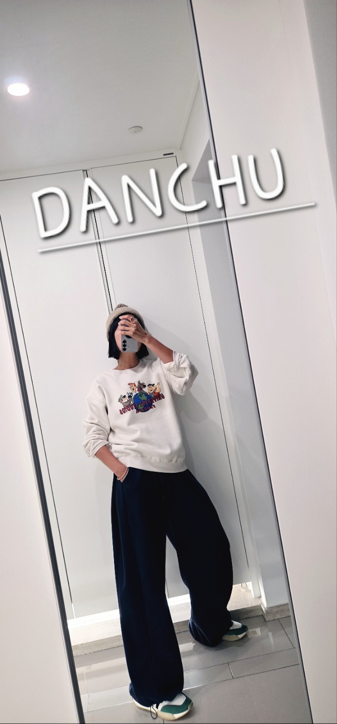 DANCHU韓國代購㊣女裝新款熱賣真品休閑25秋冬時尚衛衣加絨DANCHU衛衣