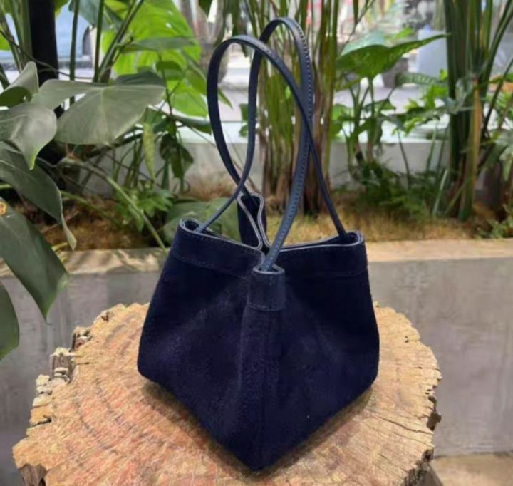 TROUVAILLE東大門㊣直郵女士新品人氣手拿包腋下包絨面革牛皮TROUVAILLE手拿包/腋下包