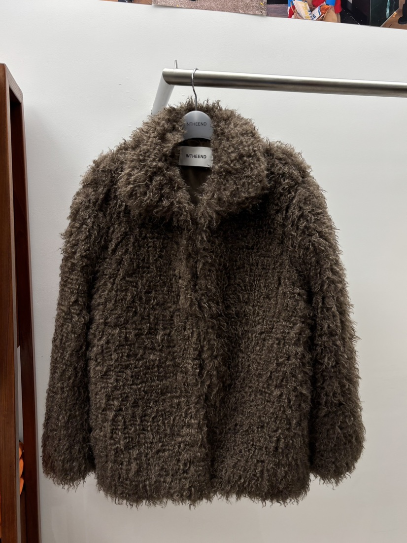 INTHEEND東大門㊣實拍女士新品熱賣職業休閑推薦時尚短款大衣INTHEEND短款大衣