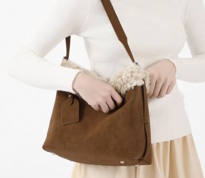 TROUVAILLE韓國直郵㊣女士新款25秋冬職業時尚真品單肩斜跨包TROUVAILLE單肩/斜跨包