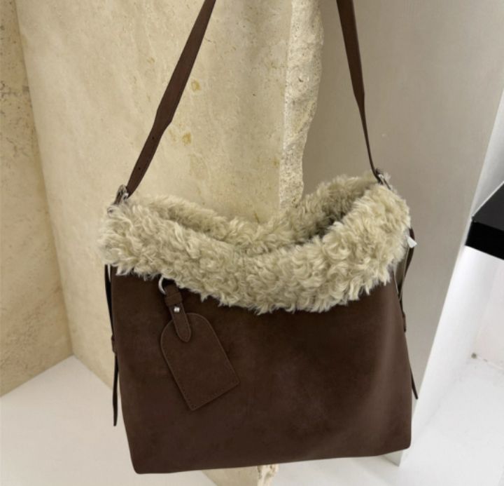 TROUVAILLE韓國直郵㊣女士新款25秋冬職業時尚真品單肩斜跨包TROUVAILLE單肩/斜跨包