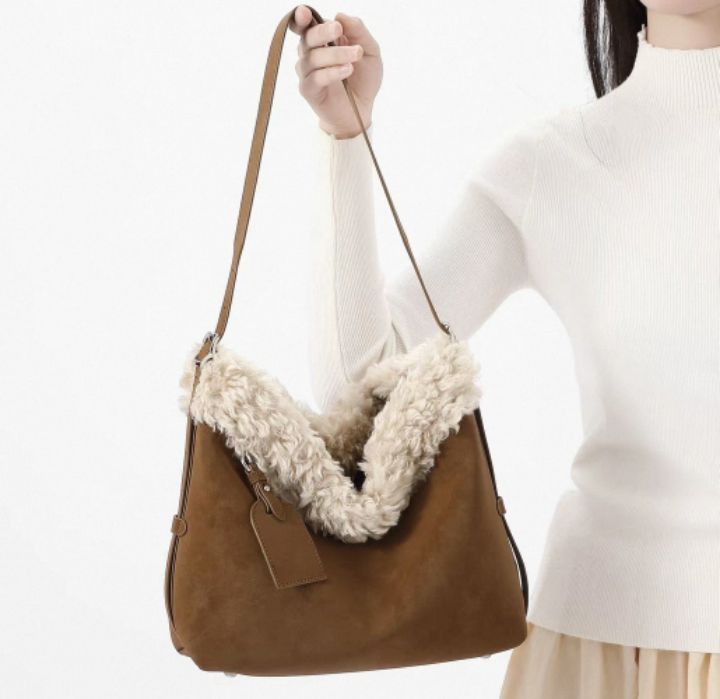 TROUVAILLE韓國直郵㊣女士新款25秋冬職業時尚真品單肩斜跨包TROUVAILLE單肩/斜跨包