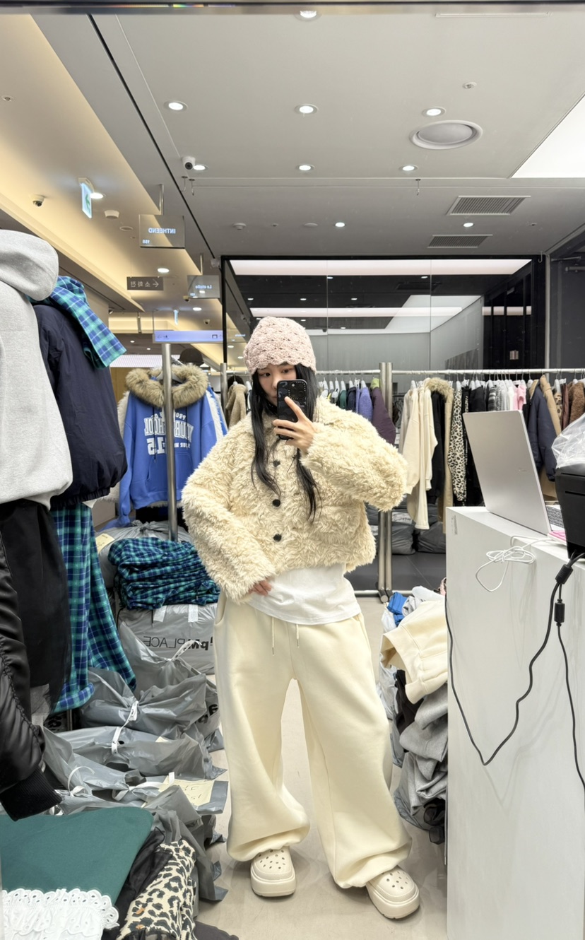 INTHEEND東大門㊣實拍女裝新款熱賣25秋冬人氣真品短款大衣INTHEEND短款大衣