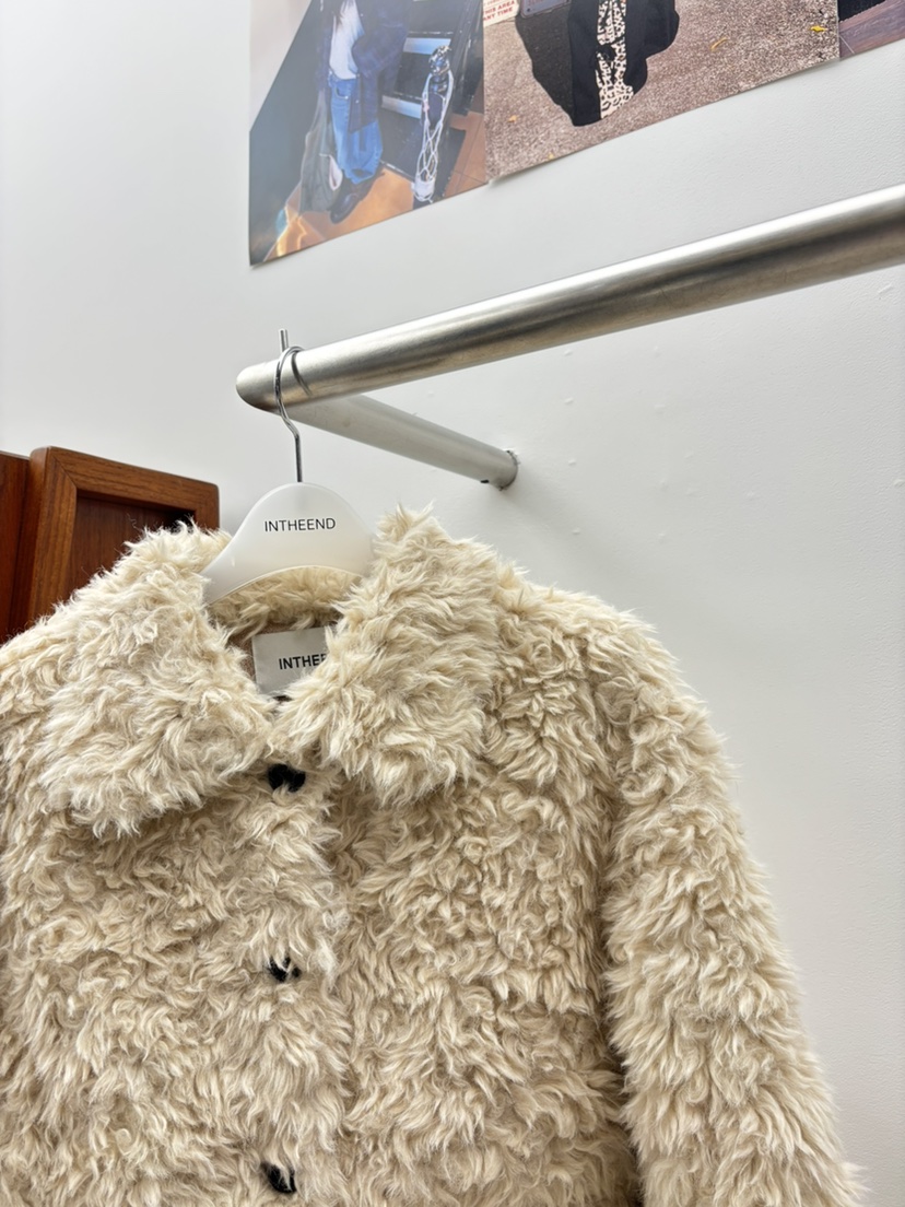 INTHEEND東大門㊣實拍女裝新款熱賣25秋冬人氣真品短款大衣INTHEEND短款大衣