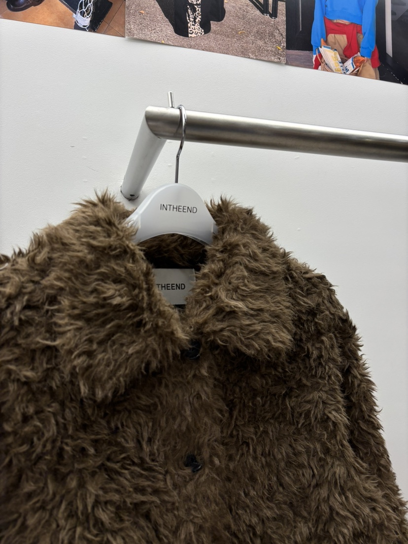 INTHEEND東大門㊣實拍女裝新款熱賣25秋冬人氣真品短款大衣INTHEEND短款大衣