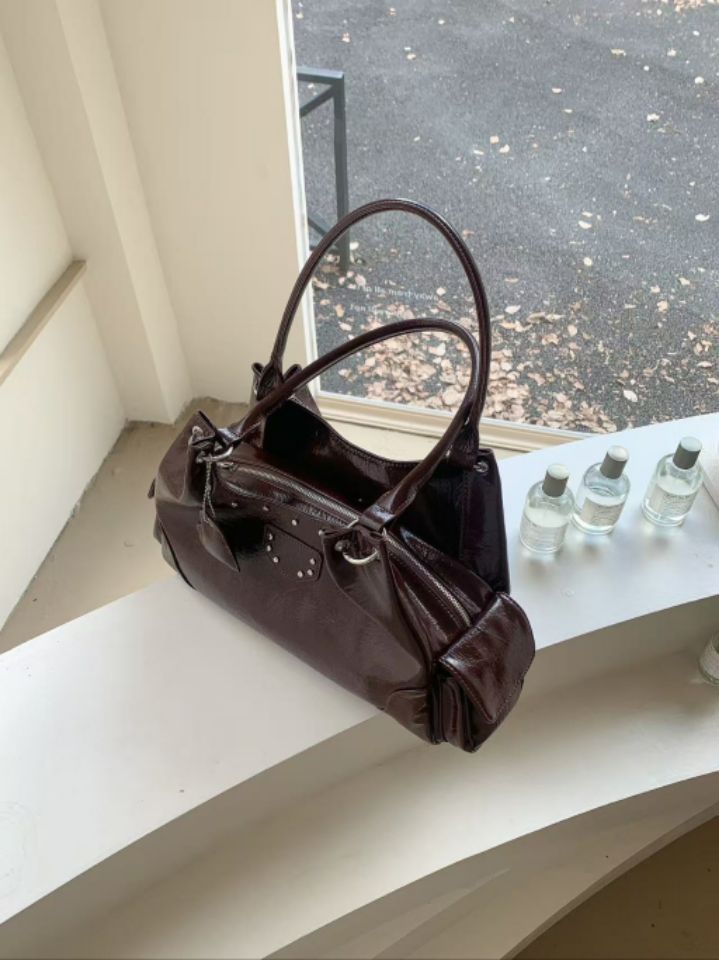 TROUVAILLE韓國代購㊣女士新款25秋冬時尚人氣熱賣單肩斜跨包TROUVAILLE單肩/斜跨包