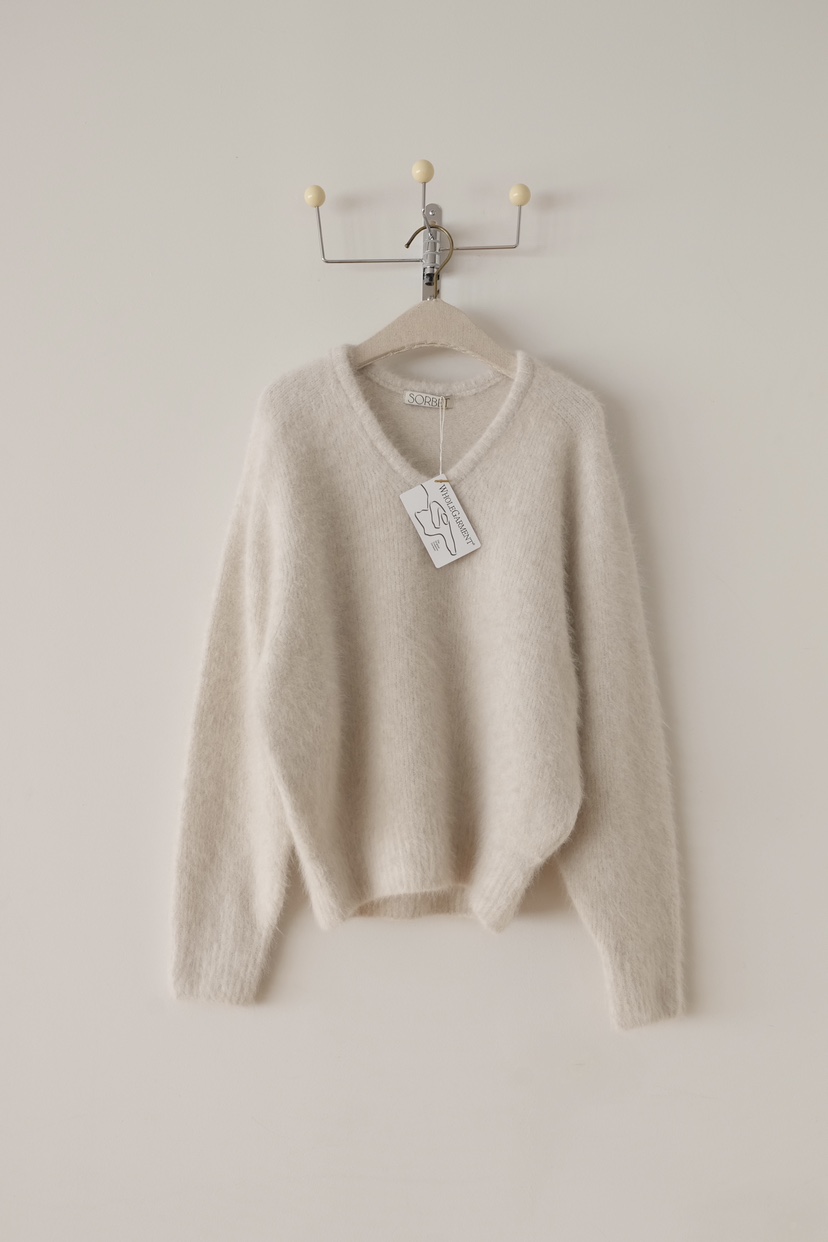 SORBET東大門㊣代購女士新款職業時尚休閑真品熱賣25秋冬針織衫SORBET/flat white針織衫