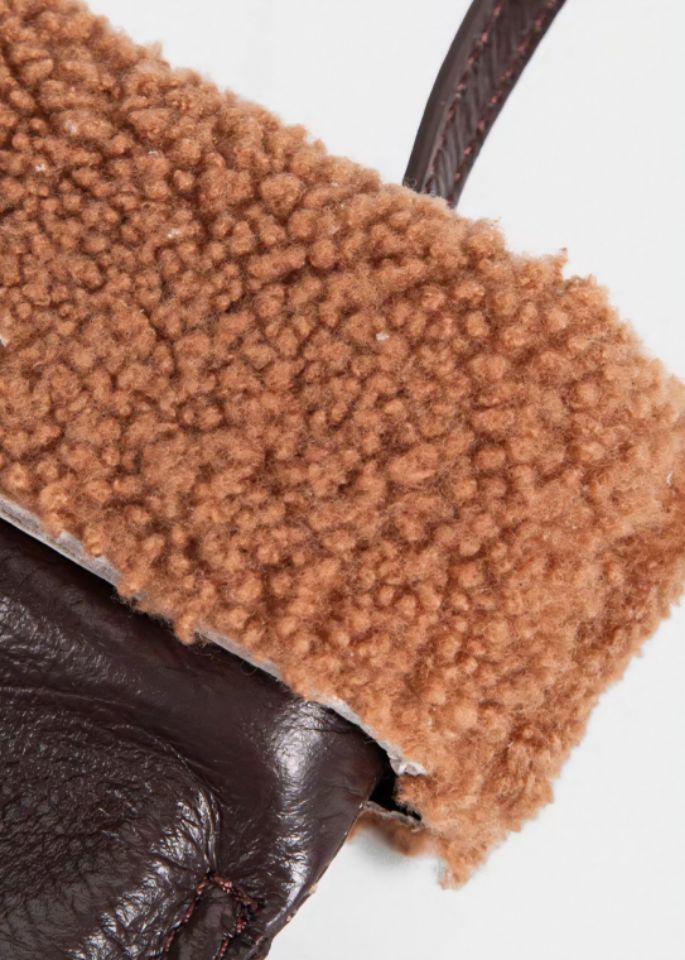 TROUVAILLE韓國直郵㊣女士新款時尚休閑真品單肩斜跨包羊毛TROUVAILLE單肩/斜跨包