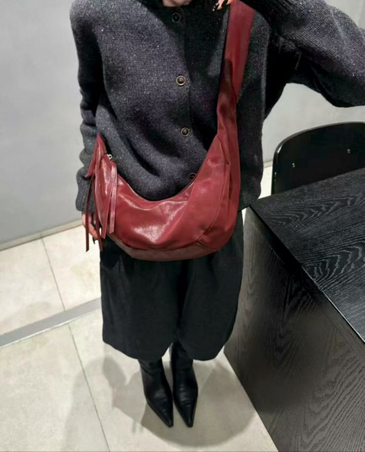 TROUVAILLE東大門㊣代購女裝新品人氣職業真品25秋冬單肩斜跨包TROUVAILLE單肩/斜跨包