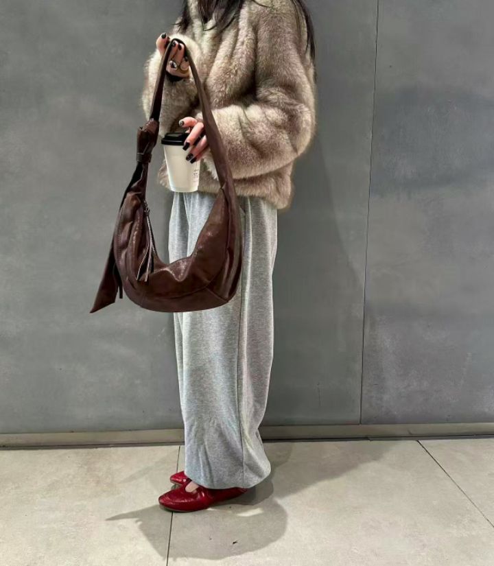 TROUVAILLE東大門㊣代購女裝新品人氣職業真品25秋冬單肩斜跨包TROUVAILLE單肩/斜跨包