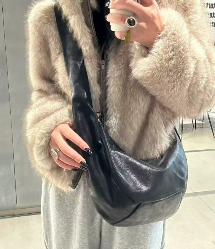 TROUVAILLE東大門㊣代購女裝新品人氣職業真品25秋冬單肩斜跨包TROUVAILLE單肩/斜跨包