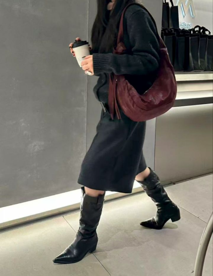 TROUVAILLE東大門㊣代購女裝新品人氣職業真品25秋冬單肩斜跨包TROUVAILLE單肩/斜跨包