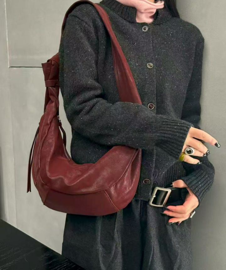 TROUVAILLE東大門㊣代購女裝新品人氣職業真品25秋冬單肩斜跨包TROUVAILLE單肩/斜跨包圖色2