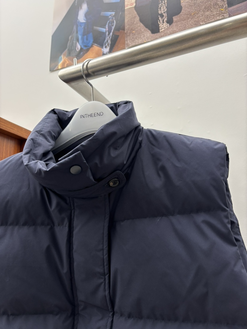 INTHEEND韓國直郵㊣女裝新品職業休閑真品推薦25秋冬馬甲鴨絨INTHEEND馬甲