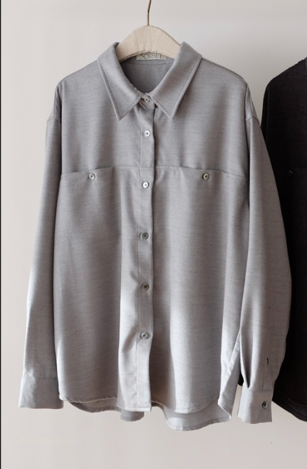 SORBET東大門㊣直郵女士新款職業推薦休閑25秋冬襯衫蕾絲衫SORBET/flat white襯衫/蕾絲衫圖色1