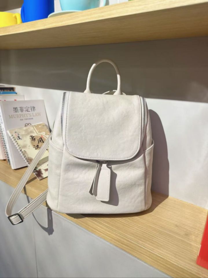 TROUVAILLE東大門㊣直郵女裝新款時尚職業人氣雙肩背包牛皮TROUVAILLE雙肩背包