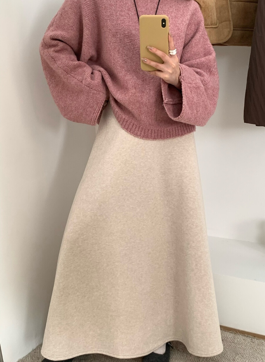 OLA東大門㊣實拍女裝新款休閑時尚25秋冬推薦人氣熱賣真品長裙mellor/OLA長裙