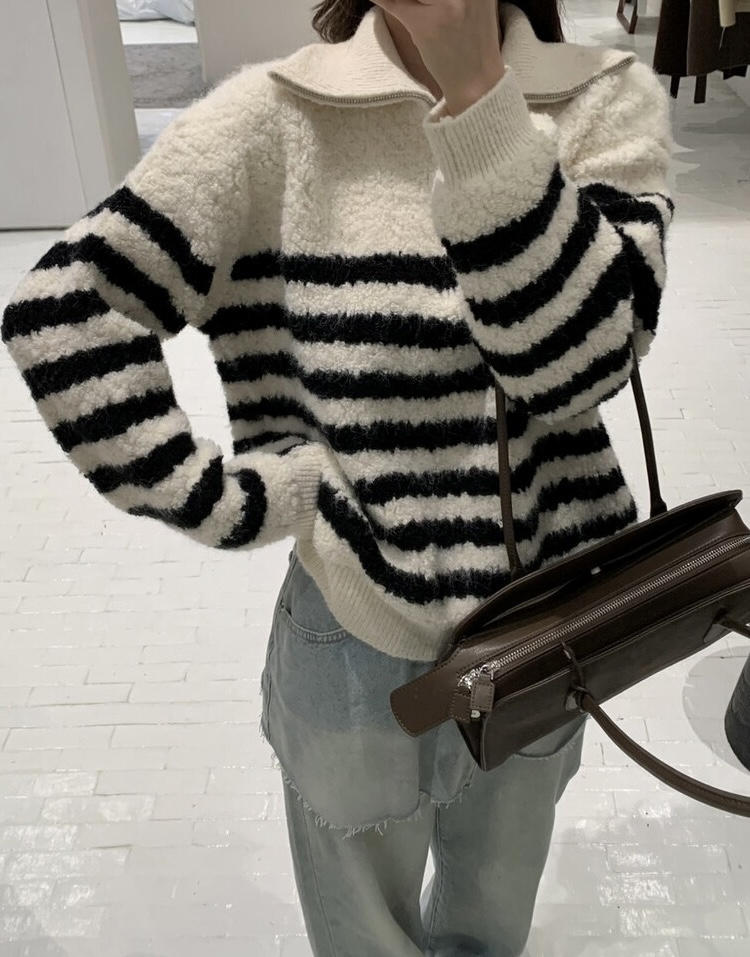 OLA東大門㊣實拍女裝新品時尚熱賣真品休閑25秋冬推薦針織衫mellor/OLA針織衫