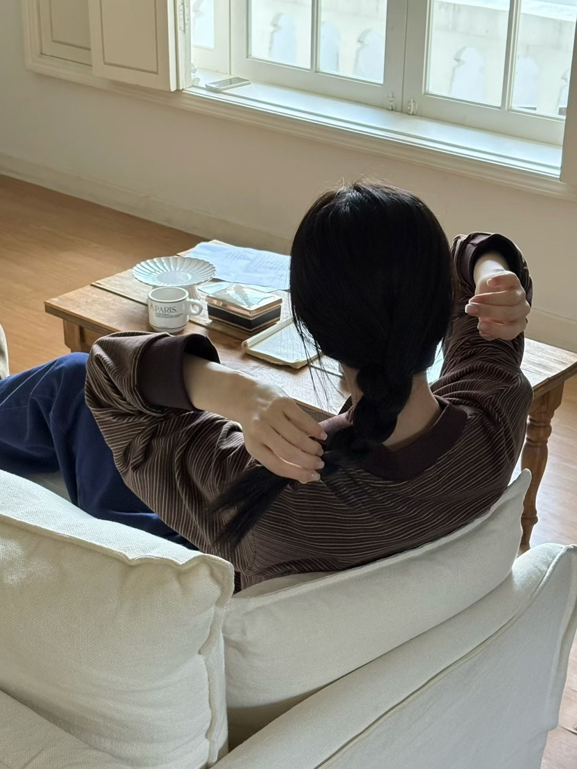 BINUS東大門㊣直郵女裝新品推薦真品職業時尚熱賣人氣長袖T恤BINUS長袖T恤