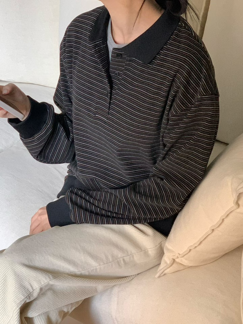 BINUS東大門㊣直郵女裝新品推薦真品職業時尚熱賣人氣長袖T恤BINUS長袖T恤