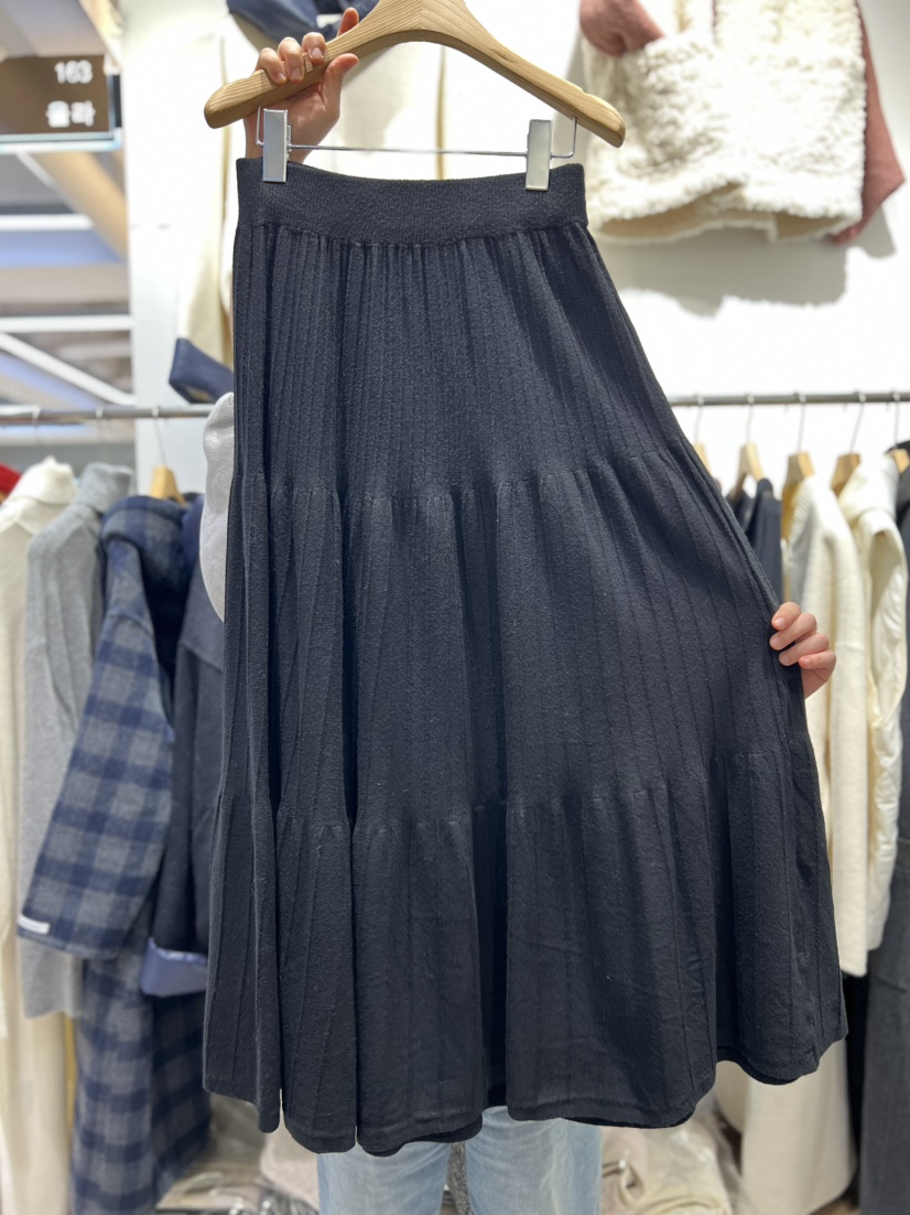 OLA韓國直郵㊣女士新品時尚人氣熱賣職業推薦休閑真品25秋冬長裙mellor/OLA長裙圖色4