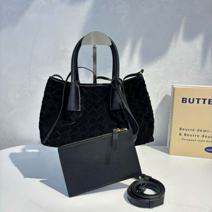 TROUVAILLE東大門㊣實拍女裝新款推薦手拿包腋下包含小包絨面革牛皮TROUVAILLE手拿包/腋下包