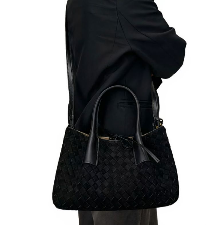 TROUVAILLE東大門㊣實拍女裝新款推薦手拿包腋下包含小包絨面革牛皮TROUVAILLE手拿包/腋下包