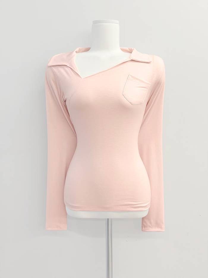 JAYDOC韓國代購㊣女士新款真品熱賣推薦人氣時尚休閑長袖T恤JAYDOC長袖T恤圖色2