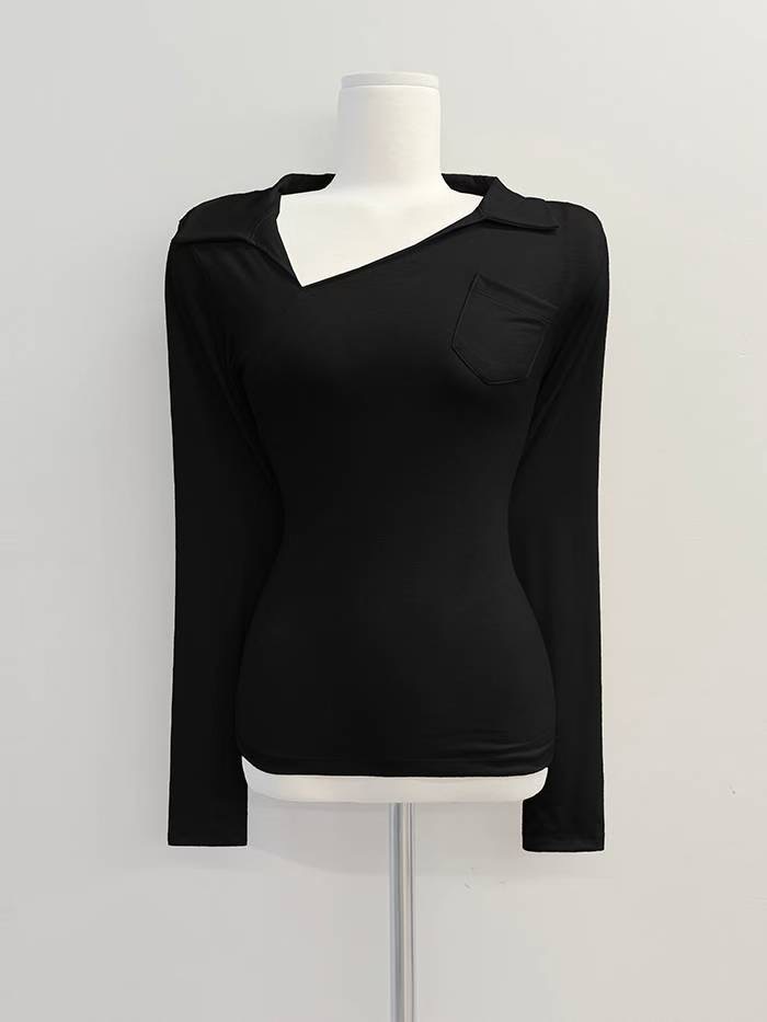 JAYDOC韓國代購㊣女士新款真品熱賣推薦人氣時尚休閑長袖T恤JAYDOC長袖T恤圖色4