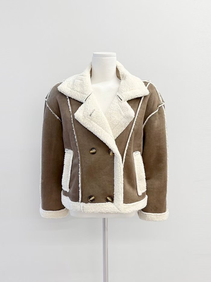 JAYDOC韓國代購㊣女裝新款時尚25秋冬人氣推薦職業短款棉服JAYDOC短款棉服圖色2