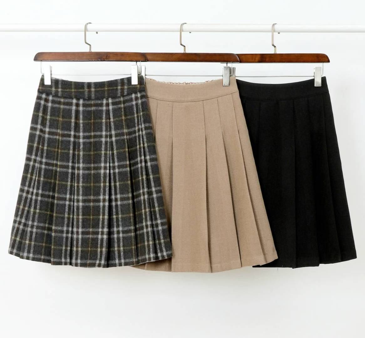 삐삐韓國直郵㊣女裝新品25秋冬熱賣休閑真品半身裙中短裙腰帶Pager半身裙/中短裙