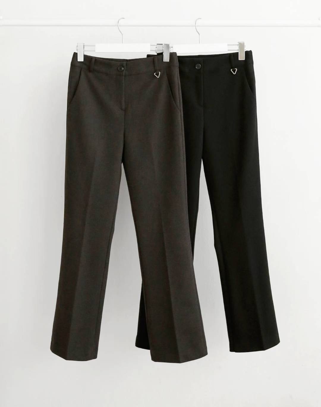 삐삐東大門㊣代購女裝新品推薦人氣休閑25秋冬時尚職業休閑褲Pager休閑褲圖色2左二色